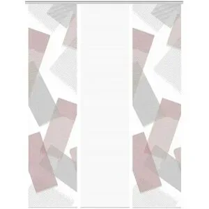 VISION S Schiebevorhang   ¦ rot ¦ Synthetik ¦ Maße (cm): B: 60 H: 260