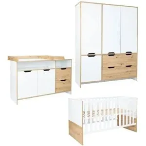 Höffner Babyzimmer 3er-Set  Maxim ¦ mehrfarbig ¦ Maße (cm): B: 443 H: 374