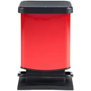 Rotho Treteimer  PASO ¦ rot ¦ Kunststoff ¦ Maße (cm): B: 26,6 H: 45,7