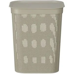 Rotho Wäschesammler  BRISEN ¦ beige ¦ Kunststoff ¦ Maße (cm): B: 43,1 H: 52,9 T: