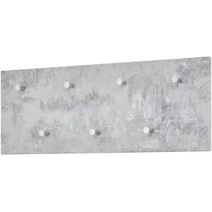 Höffner Garderobenpaneel  Heringsdorf ¦ grau ¦ MDF-Platte ¦ Maße (cm): B: 80 H: 30 T: