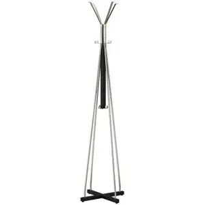 Höffner Kleiderständer  Arco ¦ schwarz ¦ Metall,Massivholz ¦ Maße (cm): H: 190  Ø: 50
