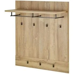 Höffner Garderobenpaneel  Coimbra ¦ holzfarben ¦ Holzwerkstoff ¦ Maße (cm): B: 93,6 H: