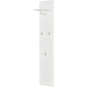 uno Garderobenpaneel  Akzent ¦ weiß ¦ MDF-Platte ¦ Maße (cm): B: 30 H: 152 T: