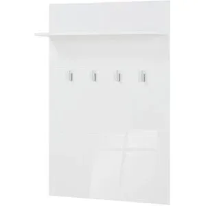 Höffner Garderobenpaneel  Valeggio ¦ weiß ¦ Holzwerkstoff ¦ Maße (cm): B: 76 H: 114 T: