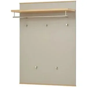 Höffner Garderobenpaneel  Longo ¦ beige ¦ Holzwerkstoff ¦ Maße (cm): B: 80 H: 109 T: