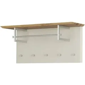 Wohnwert Garderobenpaneel  Azzura ¦ creme ¦ MDF-Platte ¦ Maße (cm): B: 93 H: 42
