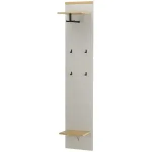 Höffner Garderobenpaneel  Classics ¦ grau ¦ Holzwerkstoff ¦ Maße (cm): B: 40,3 H: 199 T: