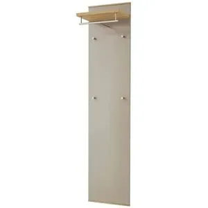 Höffner Garderobenpaneel  Longo ¦ beige ¦ Holzwerkstoff ¦ Maße (cm): B: 42 H: 183 T:
