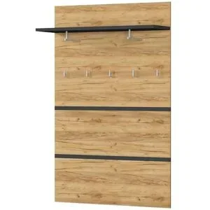 uno Garderobenpaneel  Lennox ¦ holzfarben ¦ Holzwerkstoff ¦ Maße (cm): B: 96 H: