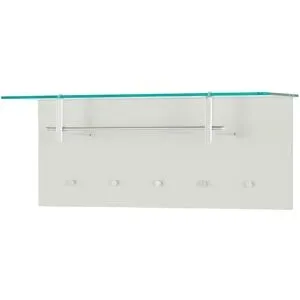 Wohnwert Garderobenpaneel  Nicolo ¦ creme ¦ MDF-Platte,Glas ¦ Maße (cm): B: 102