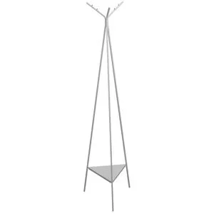 Höffner Garderobenständer   ¦ weiß ¦ Maße (cm): B: 44,6 H: 175 T: 38.6