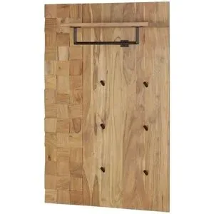 Höffner Garderobenpaneel  Chex ¦ holzfarben ¦ Massivholz ¦ Maße (cm): B: 80 H: 119 T: