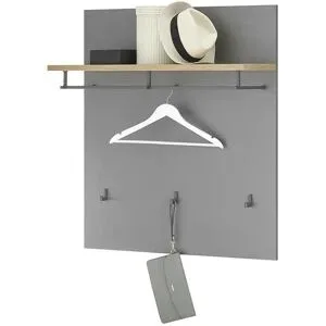 Höffner Garderobenpaneel  Mori ¦ grau ¦ Holzwerkstoff ¦ Maße (cm): B: 85 H: 95 T: 27.0
