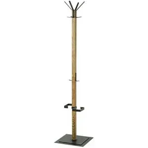 Höffner Garderobenständer  Sakura ¦ holzfarben ¦ Massivholz,Metall ¦ Maße (cm): B: 40 H: