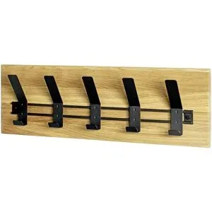 Höffner Garderobenleiste  Sakura ¦ holzfarben ¦ Massivholz,Metall ¦ Maße (cm): B: 60 H: