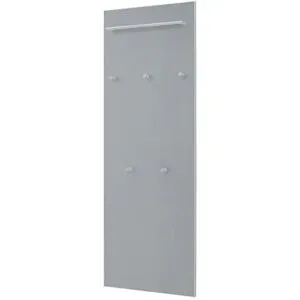 Höffner Garderobenpaneel  Xena ¦ grau ¦ Holzwerkstoff,Glas ¦ Maße (cm): B: 60 H: 170 T: