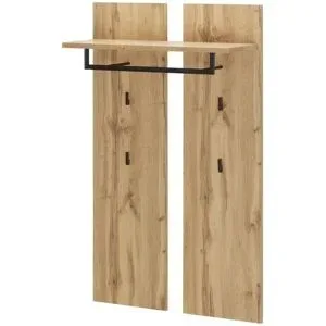 uno Garderobenpaneel  Stripe ¦ holzfarben ¦ Holzwerkstoff ¦ Maße (cm): B: 80 H: