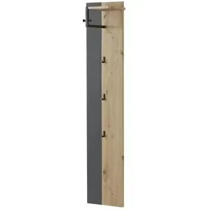 Wohnwert Garderobenpaneel  Arca ¦ holzfarben ¦ Holzwerkstoff,Glas ¦ Maße (cm):