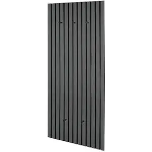 Höffner Garderobenpaneel  Calumo ¦ grau ¦ Holzwerkstoff,Filz ¦ Maße (cm): B: 50 H: 125