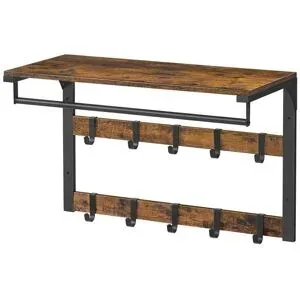 Höffner Garderobenpaneel  Colex ¦ schwarz ¦ Holzwerkstoff,Metall ¦ Maße (cm): B: 65 H: