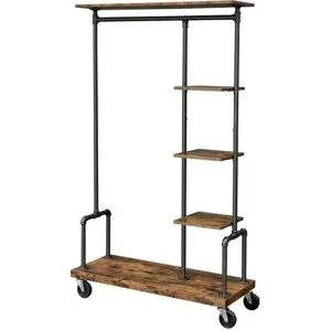 Höffner Garderobenständer  Dalson ¦ braun ¦ Holzwerkstoff,Metall ¦ Maße (cm): B: 103,5