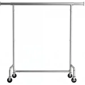 Höffner Kleiderständer  Pataye ¦ silber ¦ Kunststoff,Metall ¦ Maße (cm): B: 110 H: 162,9