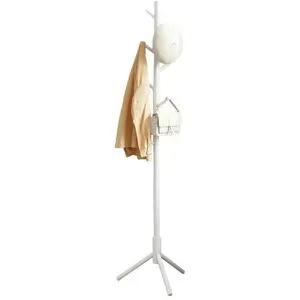 Höffner Garderobenständer  Andi ¦ weiß ¦ Holzwerkstoff ¦ Maße (cm): B: 47 H: 175