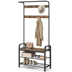 Höffner Kompaktgarderobe  Dacey ¦ braun ¦ Maße (cm): B: 84 H: 183