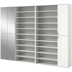 Höffner Garderobenkombination   ¦ weiß ¦ Maße (cm): B: 232 H: 193