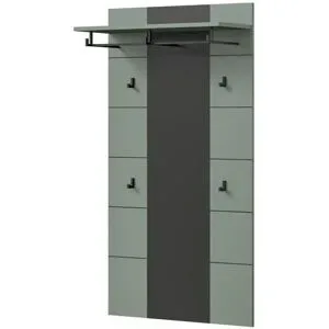 Höffner Garderobenpaneel   ¦ grau ¦ Holzwerkstoff ¦ Maße (cm): B: 80 H: 145