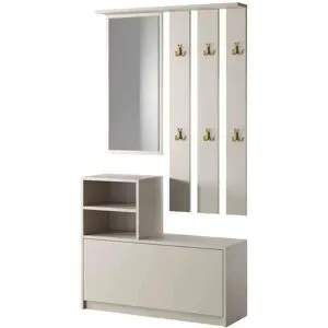 Selsey Garderobenset   ¦ beige ¦ Maße (cm): B: 85 H: 160