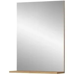 Höffner Badspiegel SCHLOONSEE  Breite 60cm  1 Ablageboden  hochwertiges Spiegelglas  in