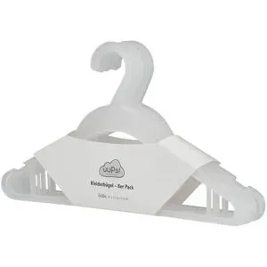 Höffner Bügel 8er-Set   ¦ transparent/klar ¦ Kunststoff ¦ Maße (cm): B: 30 H: 17,2 T: