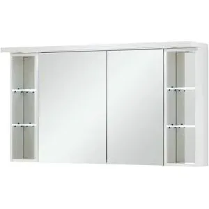 Höffner Spiegelschrank  Comer See ¦ weiß ¦ Maße (cm): B: 120 H: 66,8 T: 15.0