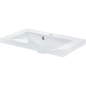 smart Bad-Waschtisch  Onda ¦ weiß ¦ Maße (cm): B: 74 H: 5 T: 45.0