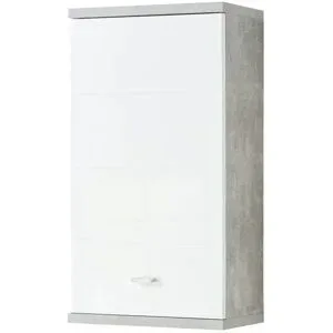 uno Hängeschrank  Polsensee ¦ grau ¦ Maße (cm): B: 38 H: 71 T: 23.0