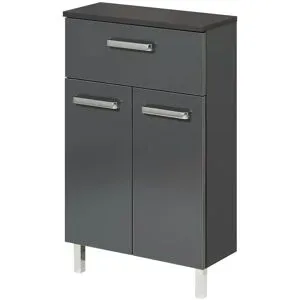 uno Bad-Unterschrank  Monti ¦ grau ¦ Maße (cm): B: 50 H: 81 T: 20.0