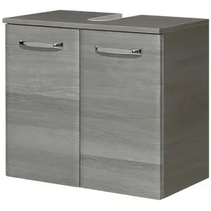 calmo2go Waschbeckenunterschrank  Alba ¦ grau ¦ Maße (cm): B: 60 H: 53 T: 33.0