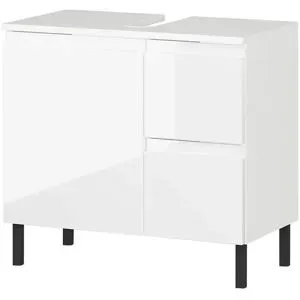 Höffner Waschbeckenunterschrank  Seddiner See ¦ weiß ¦ Maße (cm): B: 60 H: 56 T: 34.0