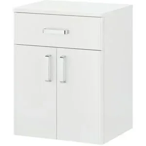 Höffner Bad-Unterschrank  Bodensee ¦ weiß ¦ Maße (cm): B: 50 H: 75 T: 39.0