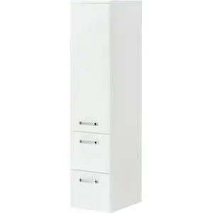 Höffner Midischrank  Bodensee ¦ weiß ¦ Maße (cm): B: 30 H: 130 T: 39.0