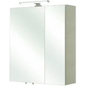 Höffner Spiegelschrank  Ammersee ¦ weiß ¦ Maße (cm): B: 60 H: 70 T: 20.0