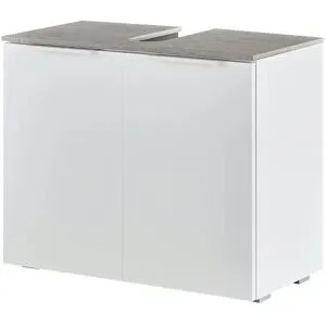 Höffner Waschbeckenunterschrank  Gardasee ¦ weiß ¦ Maße (cm): B: 70 H: 58,1 T: 35.0