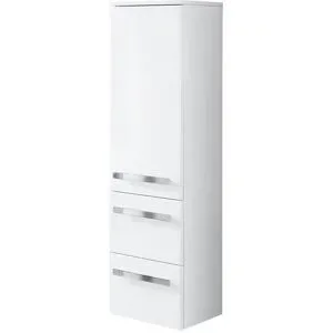 calmoquick Bad Midischrank  Verler See ¦ weiß ¦ Maße (cm): B: 30 H: 121 T: 33.0