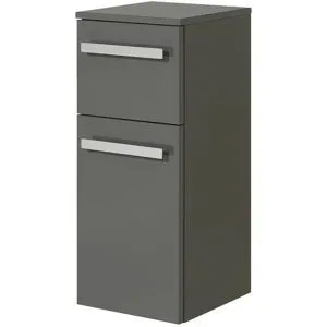 calmoquick Bad Hängeschrank  Verler See ¦ grau ¦ Maße (cm): B: 30 H: 73 T: 33.0