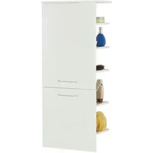 smart Midischrank  Onda ¦ weiß ¦ Maße (cm): B: 50 H: 123 T: 33.0