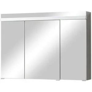 Wohnwert Spiegelschrank  Alea ¦ schwarz ¦ Maße (cm): B: 100 H: 72 T: 15.0