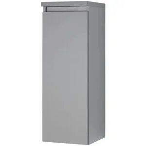 Wohnwert Highboard  Alea ¦ grau ¦ Maße (cm): B: 30 H: 85,8 T: 30.0