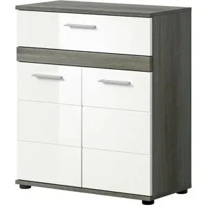 Höffner Midischrank  Blankensee ¦ weiß ¦ Maße (cm): B: 71 H: 79